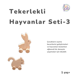 Tekerlekli Hayvanlar Seti - 3
